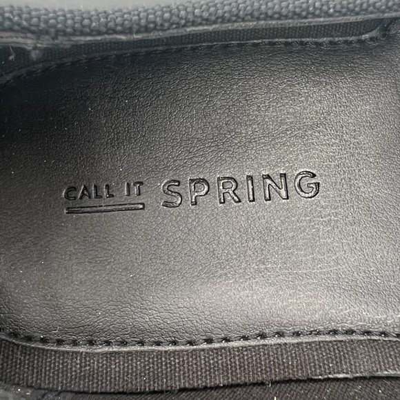 Call It Spring Black Embellished Almond Toe Loafers Size 9 Women’s - Picture 2 of 9